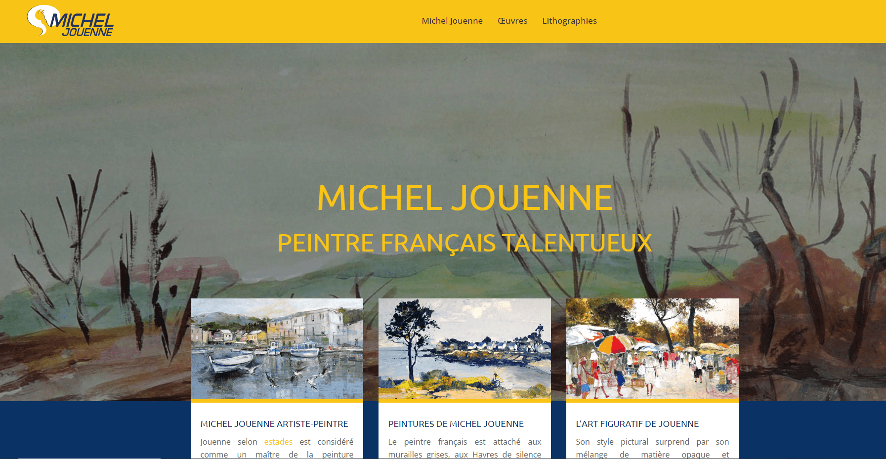 Michel Jouenne, un peintre français prolifique