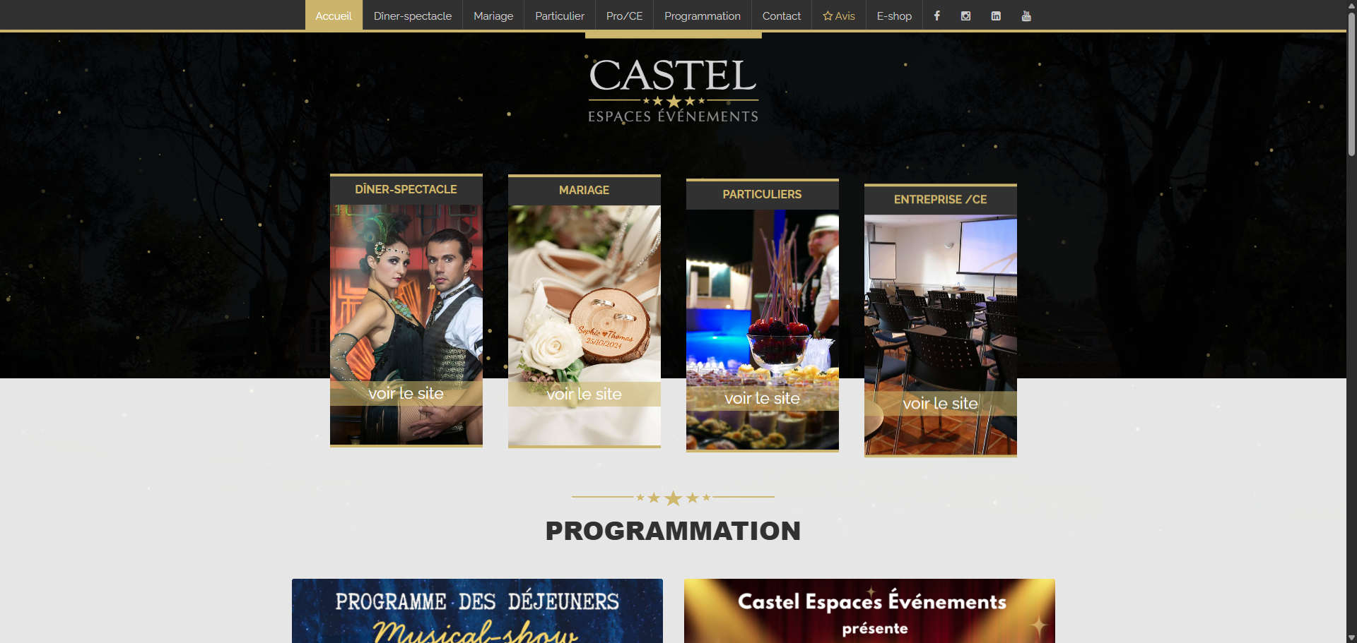 Le Castel | Cabaret / Dîner-Spectacle – Espaces d’événements